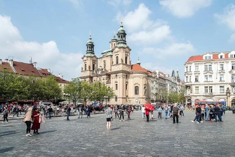 Quiet Apartment In The Old Town Praga Esterno foto